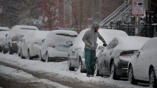 Winter snow storm causes travel problems