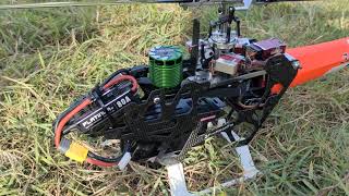 Sunnysky 3120-1050KV with Goblin 380 Buddy 2900 rpm (Test) - Lotte Chawanagon