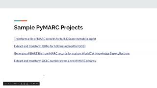20171018 Intro to Python PyMARC Session1 Rec