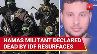 Israel Embarrassed As Hamas Commander, Declared Dead, Appears During Hostage Release | Watch