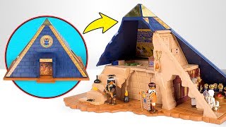 Construis Une Pyramide et Découvres-en Tous Les Secrets Avec la Pyramide du Pharaon PLAYMOBIL