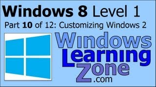 Microsoft Windows 8 Tutorial Part 10 of 12: Configuring Windows 2