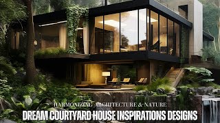 The Harmonizing Architecture \u0026 Nature | Dream Courtyard House Concept Design