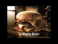 hardee s monster burger television commercial 1997