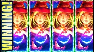 ★WINNING!! REDEMPTION AT LAST!★ $4.00 MAX MONEY GALAXY RADIANT WITCH Slot Machine Bonus Win (KONAMI)