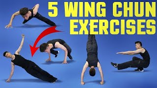 TOP 5 Wing Chun Training Exercises   Strength Workout