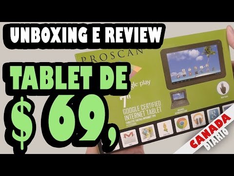 TABLET DE $ 69 DÓLARES (com teclado e case incluídos) - Unboxing e Teste TABLET DE $ 69 DÓLARES (com teclado e case incluídos) - Unboxing e Teste