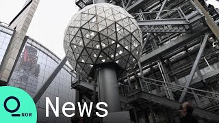 Times Square Crystal Ball Gets Final Test Run Before New Year's Eve Celebration