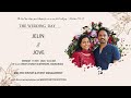 JELIN + JOVE WEDDING LIVE WEBCAST | 11/11/2024 | 10:30 | MKC PRO SOUND AND EVENT MANAGEMENT