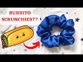 Easy DIY Scrunchies Burrito Method - How to make scrunchies using the burrito method