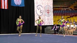 PanAm Ch 2015   074   PnA   Age 12 18   WG   USA1   Dyn   DELGADO, FOSTER \u0026 KICKIRILLO