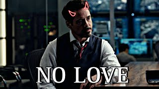 NO LOVE FT SHUBH | TONY STARK 😈 IRON MAN EDIT ❤ AVENGERS 👑 1080P 60FPS SMOOTH STATUS