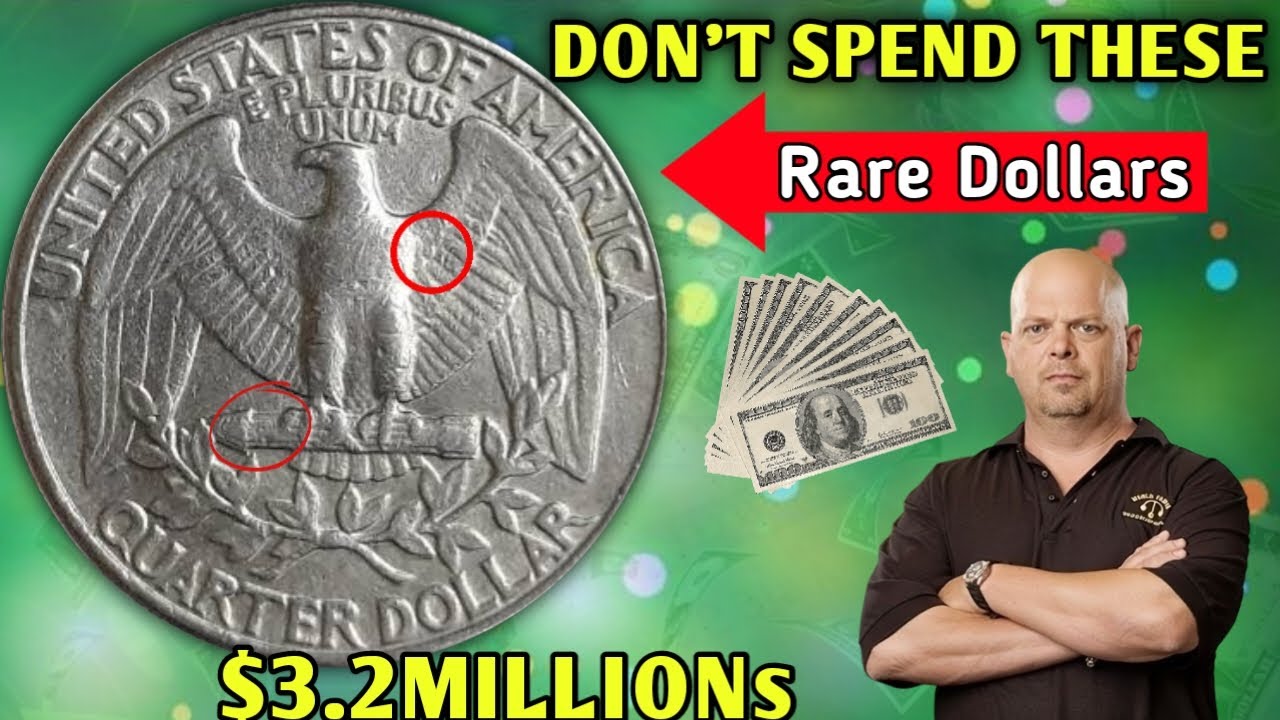 Do You Have These Top 5 Ultra Rare Washington Quarter Dollars To Look