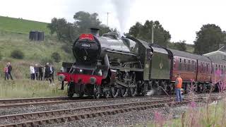 The Waverley taking water at Hellifield