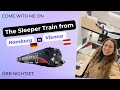 Come with me on the new Sleeper Train from Hamburg to Vienna - OBB NightJet Room Tour & Experience