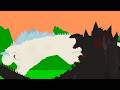 Hakaishin Godzilla Vs Shimo/Full Animation Fight/Stick Nodes Animation