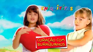 Coração com Buraquinhos Chiquititas (Dani e Maria)