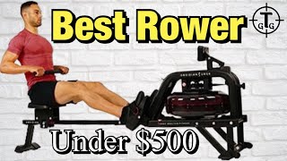 Rowing Machine under $500 with 300LB weight limit / Obsidian Surge 500 by Sunny Health & Fitness