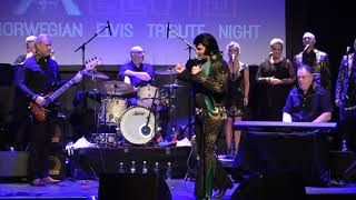 Morgan Voien at Norwegian Elvis tribute night 2018