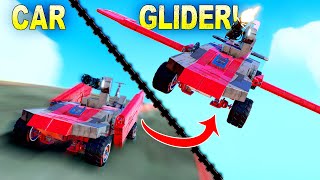 We Built Glider Cars That Can ONLY Shoot While Gliding!