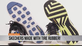 Skechers made with tire rubber