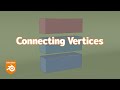 2 says to connect vertices for 3d modeling in Blender