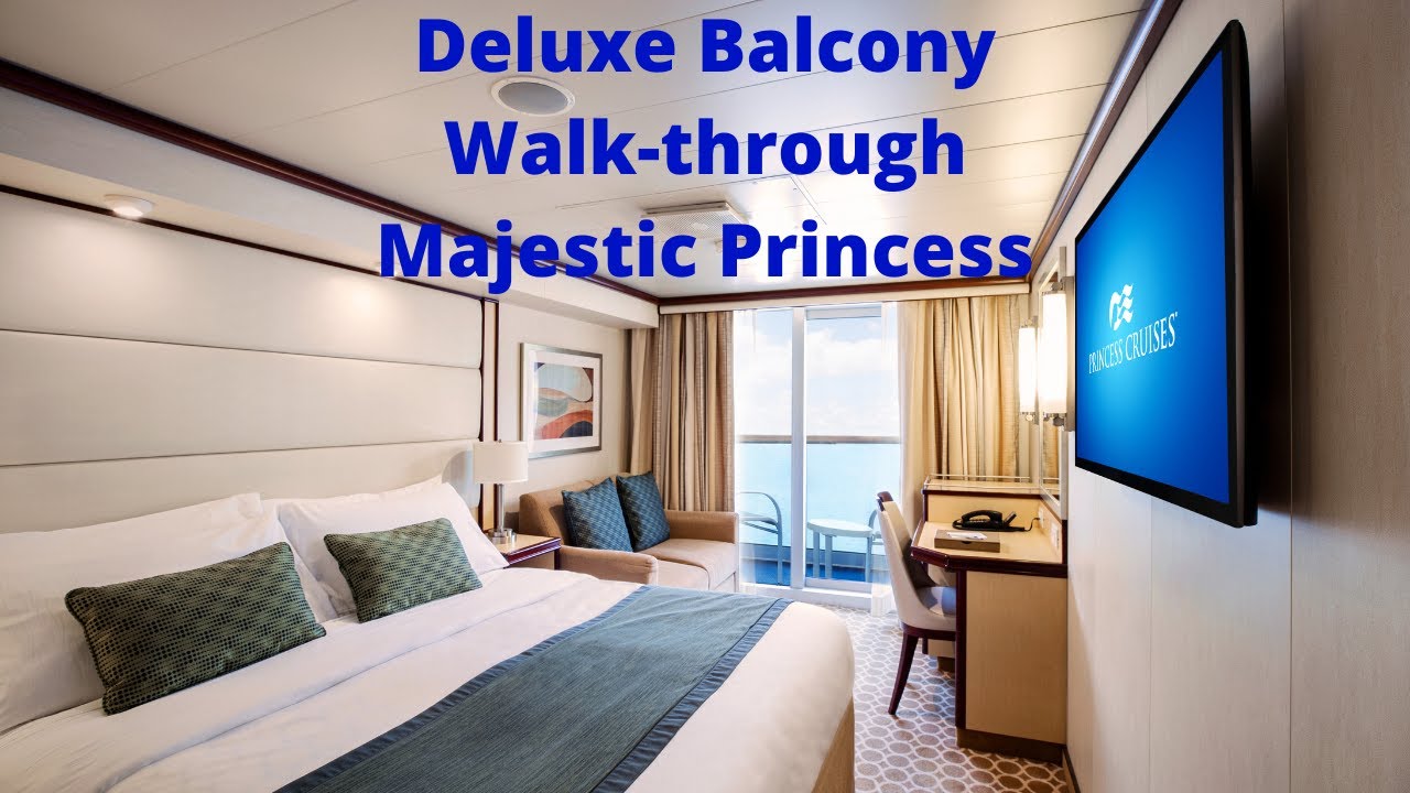 Deluxe Balcony Walk-through I Majestic Princess, Princess Cruises - YouTube