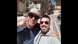 Ray Winstone in Sicily with Tony Montalbano