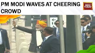 Watch: PM Modi Greets, Waves At People On Kartavya Path After Republic Day Parade