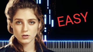 Birdy - Skinny Love (EASY PIANO TUTORIAL)