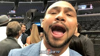 KEITH THURMAN REACTS TO SPENCE'S WIN OVER PORTER "I BEAT SHAWN IN CLEANER FASHION!"