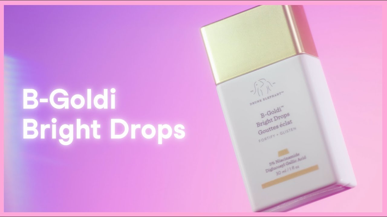 How To Use Drunk Elephant's B-Goldi Bright Drops - YouTube