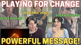 WHEN THE LEVEE BREAKS - Playing for Change feat. John Paul Jones COUPLE REACTION | The Dan Selection