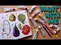 PAINT SOME VEGGIES WITH ME - I talk the entire time and paint with gouache