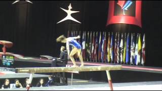 Maelys Plessis Beam 2012 Gymnix AA.wmv