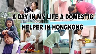 DOMESTIC HELPER IN HONGKONG DAILY ROUTINE STEP BY STEP|FIRSTIMER