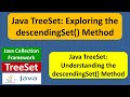 Java TreeSet Tutorial: Exploring the descendingSet() Method | Java Collection Framework