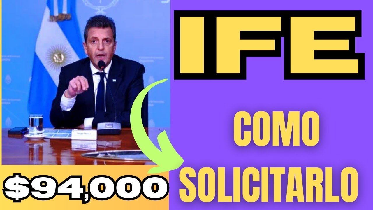 IFE Tutorial Paso A Paso Como Solicitar El Nuevo Bono Para Trabajadores ...