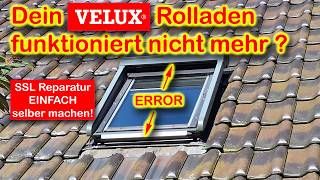 Velux Dachfenster Rollladen reparieren / Schritt-für-Schritt Anleitung