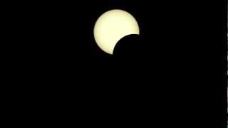 Time Lapse annular solar eclipse 2012