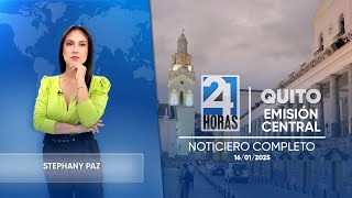 Noticiero de Quito (Emisión Central 16/01/2025)