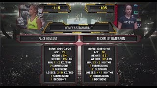 UFC on Fox 22  VanZant vs Waterson  Dec 17th - Fight Preview Betting Odds & Prediction