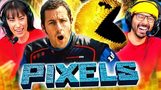 PIXELS (2015) MOVIE REACTION!! FIRST TIME WATCHING! Adam Sandler | Full Movie Review