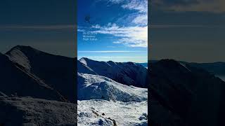 30.12.2024 Hiking in West Tatras. View from Wołowiec peak. #mountains #views #sunset #clouds