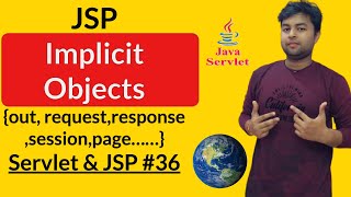 JSP implicit objects in Hindi | Implicit Objects in JSP | servlet #36
