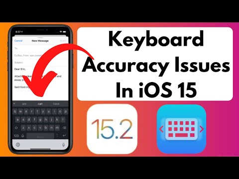 FIX Keyboard Accuracy Issues in iOS 15 iPhone Typing Error in iOS 15