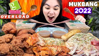 GREENWICH OVERLOAD MUKBANG! ( Chicken, Lasagna, Carbonara, Garlic bread ) PINOY MUKBANG PHILIPPINES