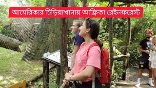 আমেরিকার চিড়িয়াখানায় মানুষের বানানো আফ্রিকা রেইন ফরেস্ট ( Bronx Zoo)