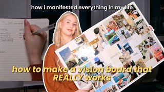 HOW TO *ACTUALLY* MAKE A VISION BOARD IN 2025 - CREATE YOUR DREAM REALITY