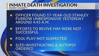 Coroner’s office IDs man found dead at Horry County jail; foul play not suspected